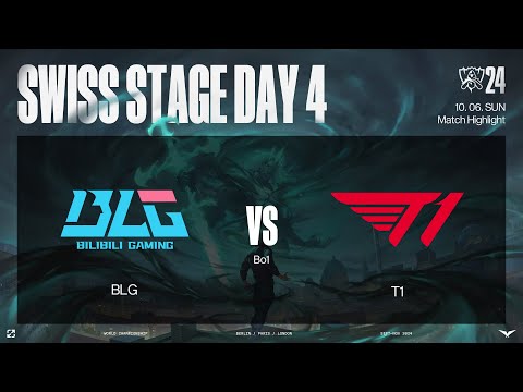 BLG vs T1 매치 하이라이트 | 스위스 스테이지 Day4 | 10.06 | 2024 월드 챔피언십