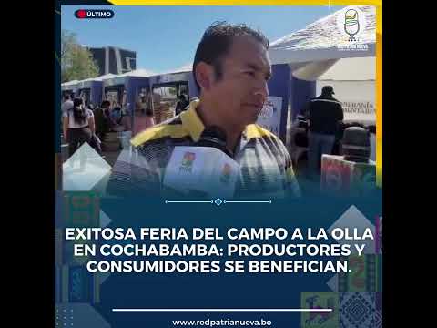 SE DESARROLLÓ EXITOSA FERIA DEL CAMPO A LA OLLA