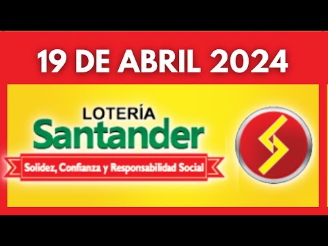 Resultado LOTERIA DE SANTANDER  VIERNES 19 de ABRIL de 2024
