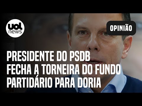 Doria x PSDB: Partido não irá liberar novos gastos para campanha; 'Briga generalizada', diz Sakamoto