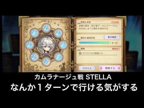 【アナザーエデン】ステロペスの書 STELLA 1ターン討伐 誓約達成