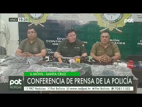 Conferencia de prensa de la policía