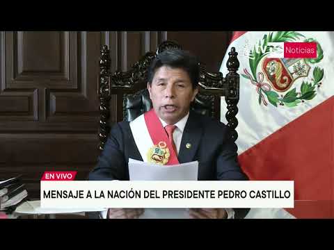 Mensaje a la Nación del presidente Pedro Castillo