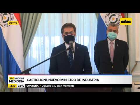Luis Castiglioni asume como nuevo ministro de Industria