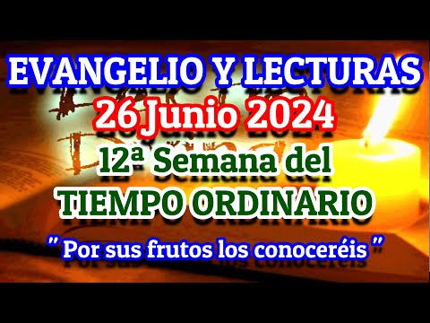 Evangelio de hoy Miércoles 26 de Junio 2024 | Lecturas de hoy