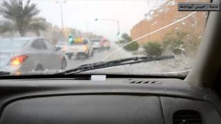 فيديو : امطار وثلوج سكاكا