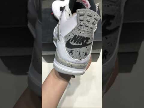 Air Jordan 4 ’89 OG “White Cement” White/Fire Red-Black-Tech Grey 840606-192