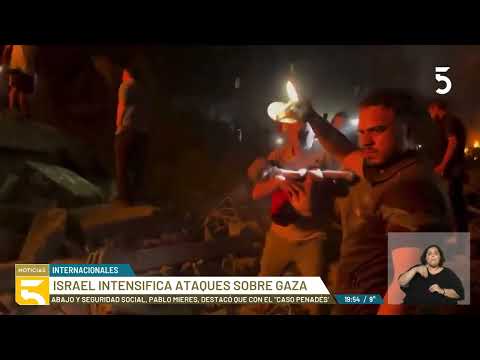 Israel intensifica los ataques sobre Gaza mientras prepara una incursión terrestre