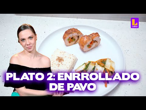 Plato dos: Enrrollado de pavo oriental con verduras salteadas y arroz | El Gran Chef Famosos