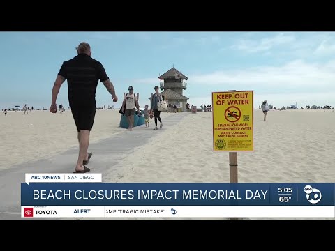 Memorial Day beachgoers avoid polluted waters in South Bay