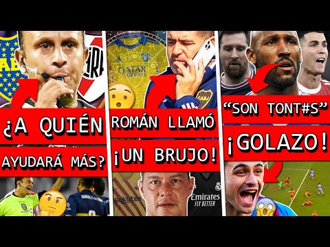 POLÉMICO arbitro para RIVER vs BOCA+ RIQUELME llamó BRUJO ¡REAL MADRID y BARÇA ayudan!+ PEDRI golazo