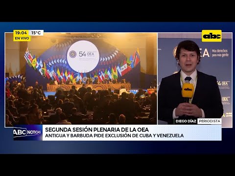 OEA: un país pidió exclusión de Cuba y Venezuela - Bolivia agradece apoyo ante intento de golpe
