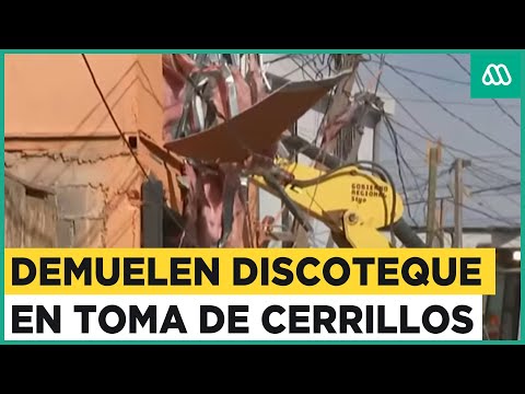 Operativo en Toma Cerrillos: Demuelen discoteque clandestina en Nuevo Amanecer
