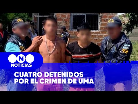 CUATRO DETENIDOS por el CRIMEN de UMA: buscan a un quinto sospechoso - Telefe Noticias