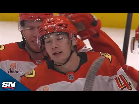 Ducks Rookie Beckett Sennecke Pots Home First Career Goal In NHL Debut