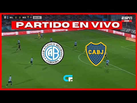 BELGRANO vs BOCA JUNIORS EN VIVO   FECHA 16 - LIGA PROFESIONAL