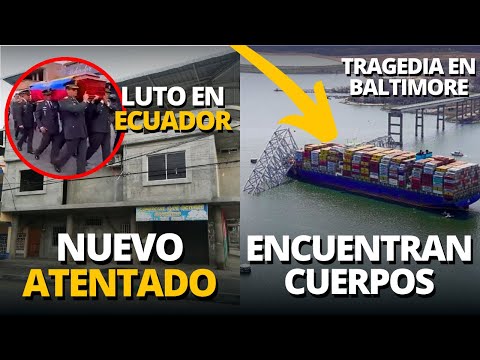 LATINA EN VIVO: ATACAN casa de ALCALDE EN ECUADOR y CUERPOS ENCONTRADOS tras tragedia en BALTIMORE