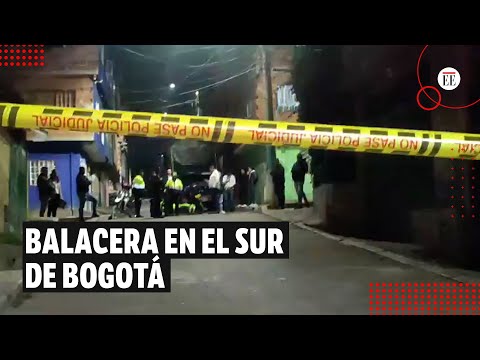 Balacera en el sur de Bogotá dejó dos policías y un delincuente heridos | El Espectador