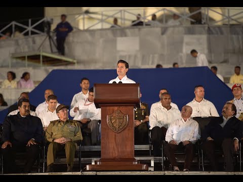 PEÑA NIETO ELOGIÓ A FIDEL CASTRO EN VISITA A CUBA