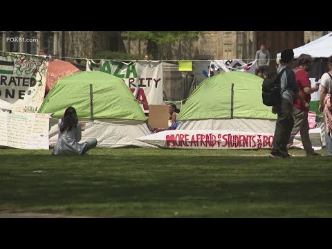 Pro-Palestinian protesters' encampment at Yale violates campus policy, university dean says