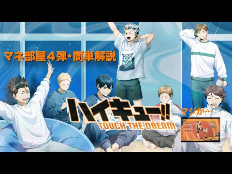 【２周年！！】【マネ部屋４弾・簡単解説】はたしてアレで環境は変わるのか？？【ハイキュー!! TOUCH THE DREAM】