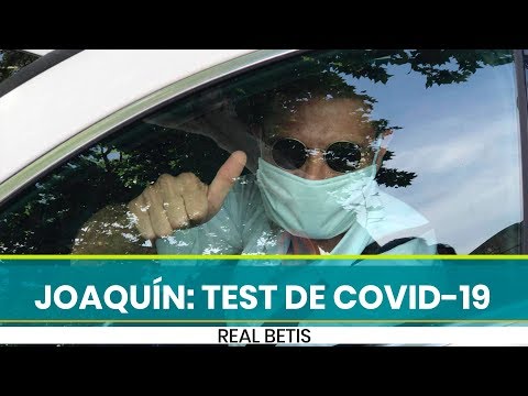Joaquín Llega a la Ciudad Deportiva del Betis para el Test de Coronavirus