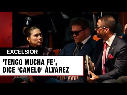 'Tengo mucha fe', dice 'Canelo' Álvarez, quien fue invitado a la toma de Sheinbaum