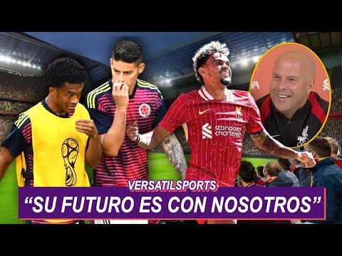 SU FUTURO es con NOSOTROS | LUIS DIAZ GOLPE a BARCELONA Prensa Espan?a | JAMES y CUADRADO JUNTOS