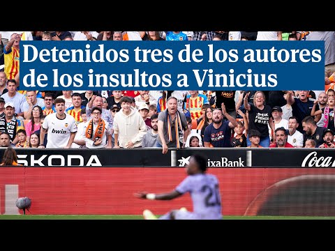 Detenidos tres jóvenes de 18 a 21 años entre los autores de los insultos racistas a Vinicius