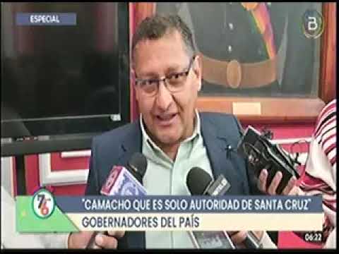 17102022  DAMIÁN CONDORI CAMACHO ES SOLO AUTORIDAD DE SANTA CRUZ BOLIVIA  TV