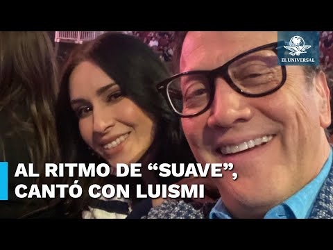 Rob Schneider asiste a concierto de Luis Miguel con su esposa Patricia Maya y bailan “Suave”