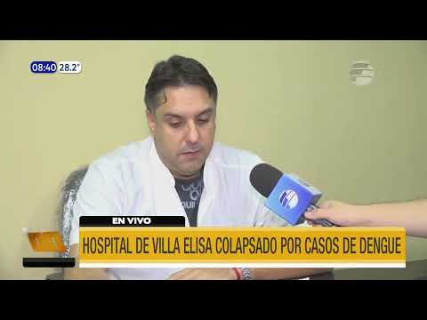 Hospital de Villa Elisa está colapsado por casos de dengue
