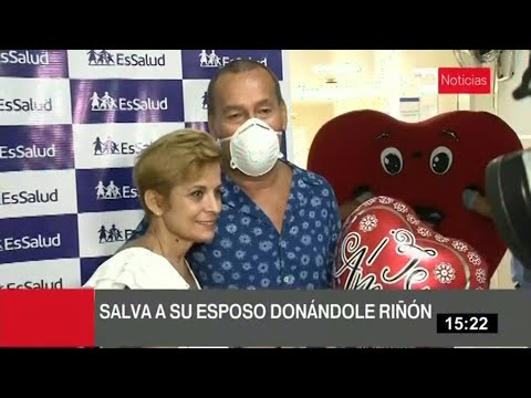 Día de San Valentín: dona riñón a su esposo para salvarle la vida
