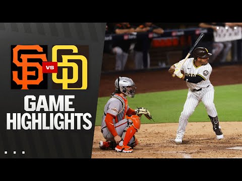 Giants vs. Padres Game Highlights (8/18/25) | MLB Highlights