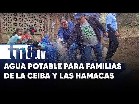 Fresquita y a toda hora: Sistema de agua potable en La Ceiba y Las Hamacas