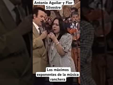 Antonio Aguilar y Flor Silvestre la pareja  los máximos exponentes de la música ranchera #viral