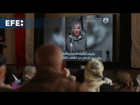 Hutíes de Yemen organizan una conferencia sobre Palestina en la que participan los nietos de Mandela