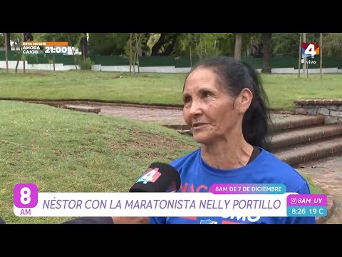 8AM - Conocemos a la maratonista Nelly Portillo