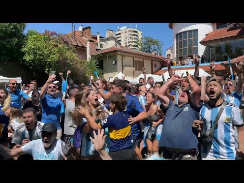 Les supporters célèbrent la victoire de l'Argentine à Buenos Aires | AFP Images
