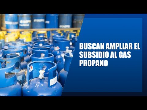 Buscan ampliar el subsidio al gas propano