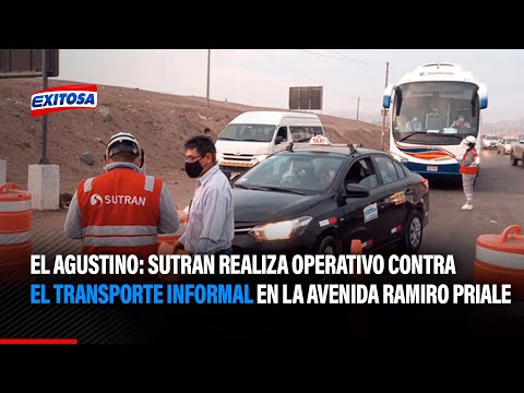 El Agustino: Sutran realiza operativo contra el transporte informal en la avenida Ramiro Priale
