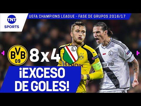 BORUSSIA DORTMUND VS LEGIA VARSOVIA | PARTIDO COMPLETO | GRUPOS CHAMPIONS 2016/17 | CHAMPIONS RETRO