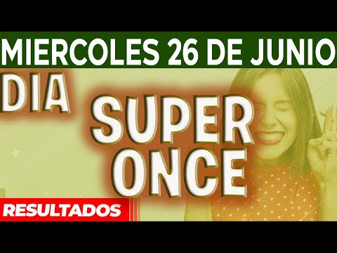 Resultado del sorteo Super Once Dia del Miércoles 26 de Junio del 2024.