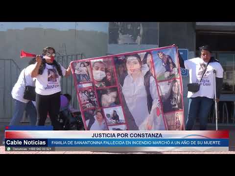 11 MAR 2024 “Justicia por Constanza” Familia marchó a un año de su muerte