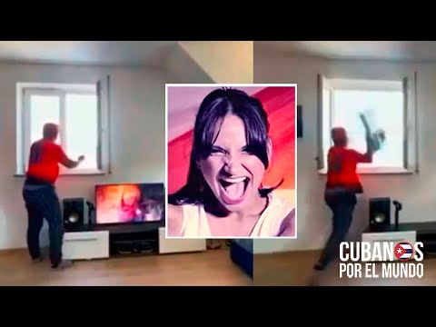 Cubano lanza su televisor por la ventana al escuchar ‘Patria o Muerte por la Vida’