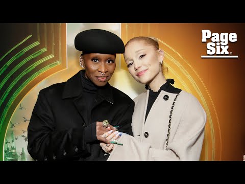 Ariana Grande and and Cynthia Erivo get emotional during their appearances on Drew Barrymore