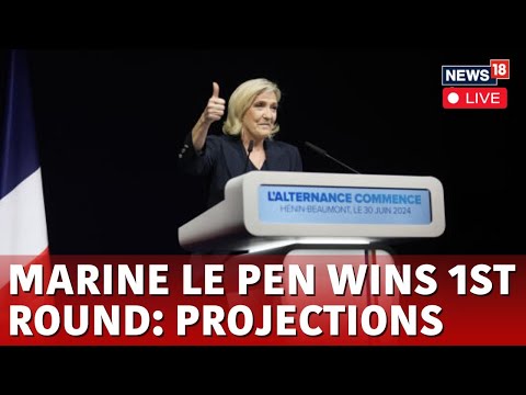 Le Pen’s Far Right Set For Big Win In First Round Of French Election | French Elections LIVE | N18G
