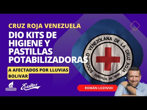 Cruz Roja Venezuela dio kits de higiene y pastillas potabilizadoras a afectados por lluvias Bolivar