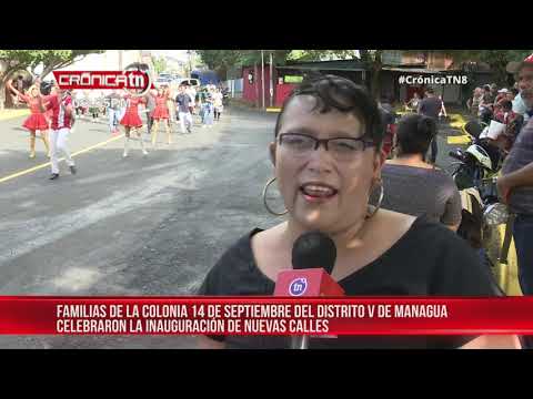Gobierno de Nicaragua continua el mejoramiento de calles de Managua