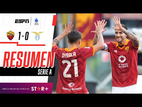 ¡LA LOBA SE QUEDÓ CON UN CLÁSICO RECONTRA PICADO! | Roma 1-0 Lazio | RESUMEN